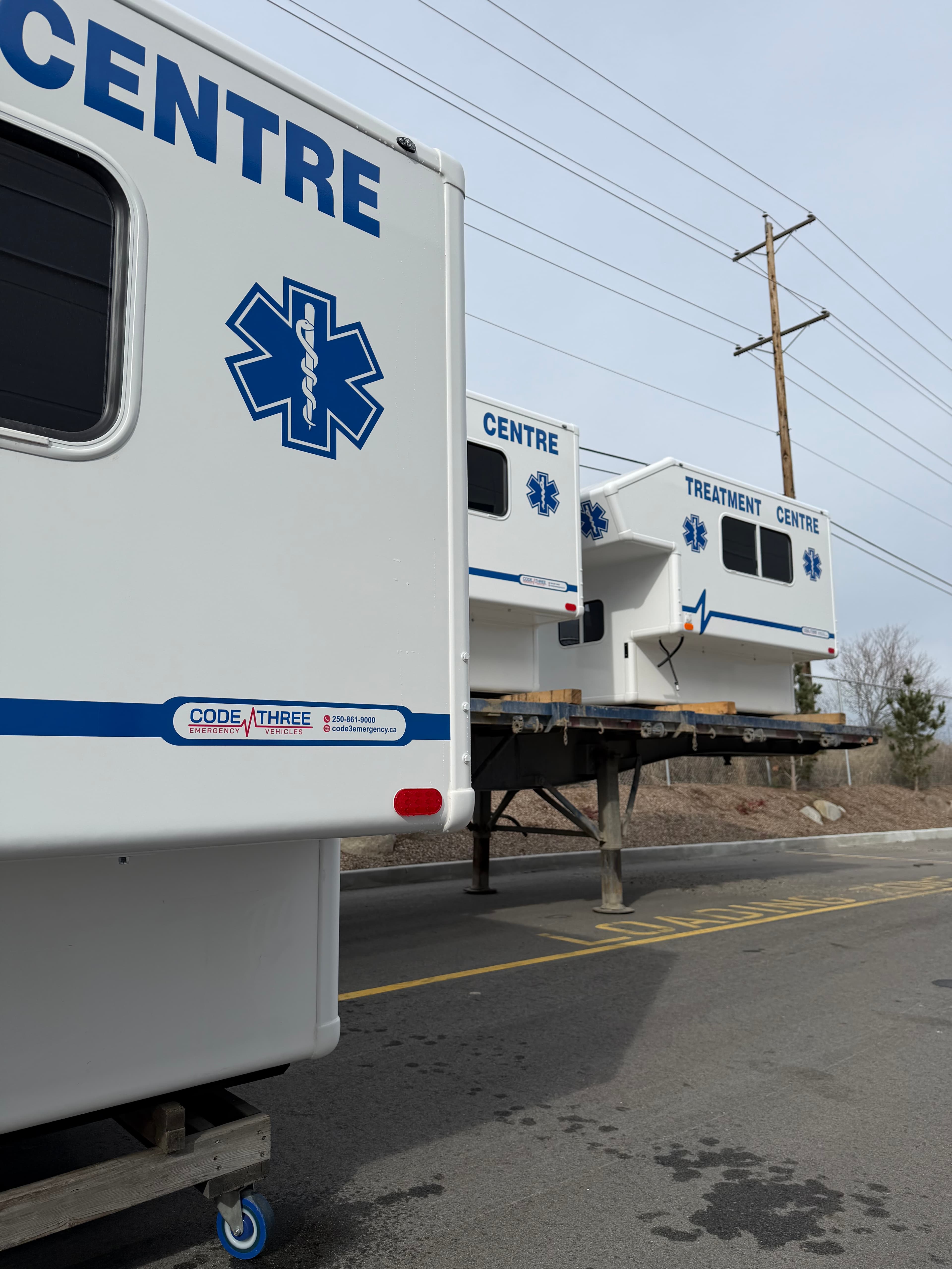 Mobile Treatment Centre mounted on pickup truck