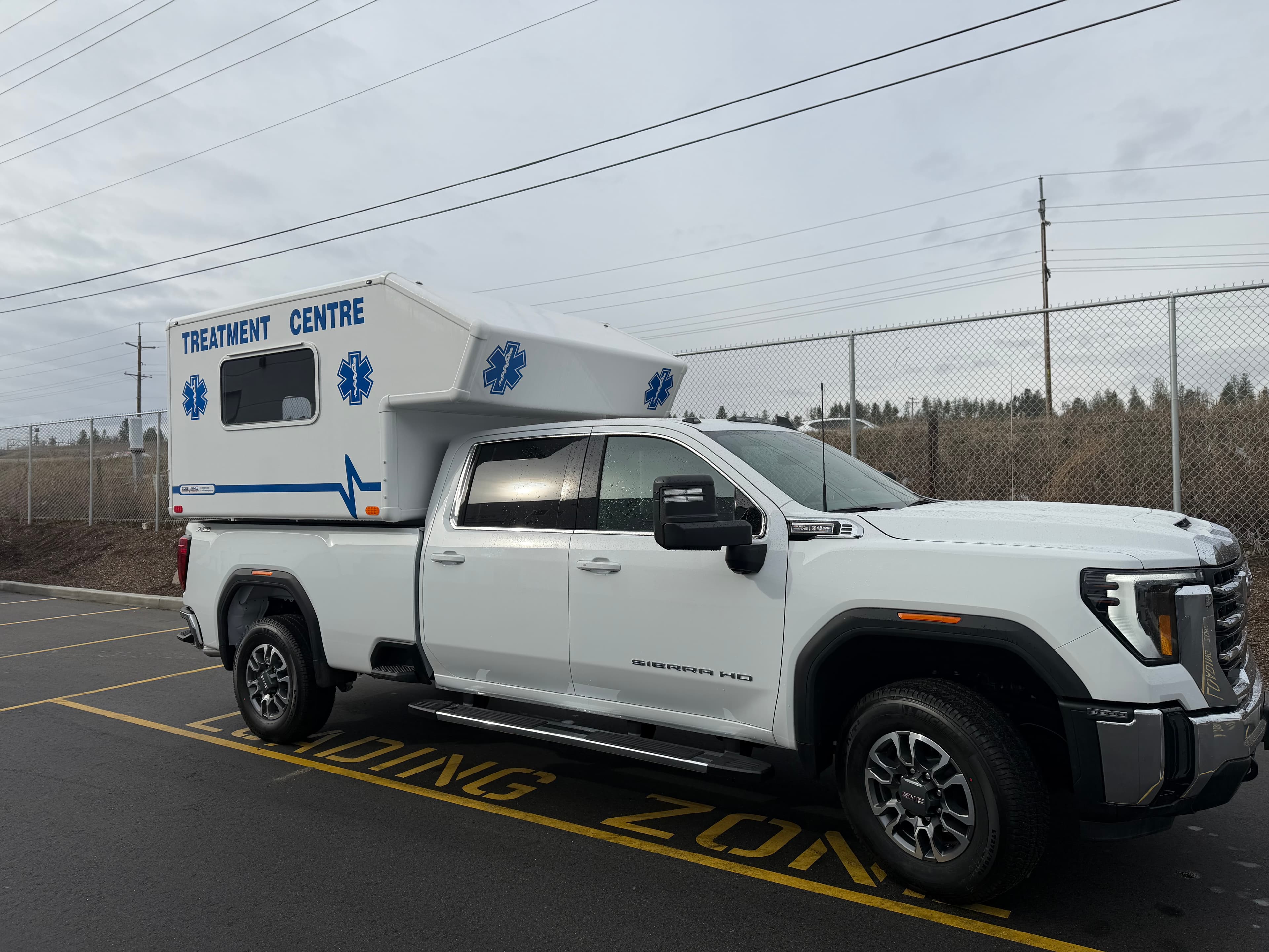 Mobile Treatment Centre interior medical equipment